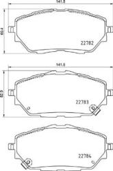 BREMBO fékbetét készlet, tárcsafék P83 171