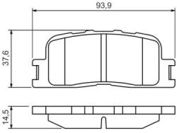Bosch fékbetét készlet 0 986 494 359