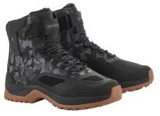 Alpinestars CR-6 DRYSTAR RIDING SHOES, ALPINESTARS cipők (fekete/szürke camouflage, 40, 5-ös méret)