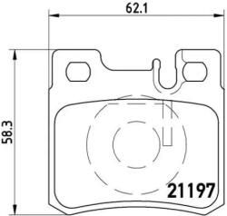 BREMBO fékbetét készlet P50 009