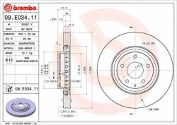 BREMBO féktárcsa 09. E034.11