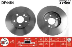 TRW szellőző féktárcsa Ø288mm DF4454