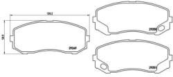 BREMBO fékbetét készlet, tárcsafék P54 043
