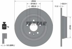TEXTAR Féktárcsa tömör Ø302mm 92159303