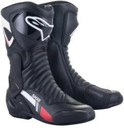 Alpinestars S-MX 6 cipő, ALPINESTARS (fekete/fehér/szürke/piros, 47-es méret)