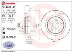 BREMBO Féktárcsa tömör Ø300mm 08. A612.41