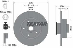TEXTAR Féktárcsa tömör Ø280mm 92268903