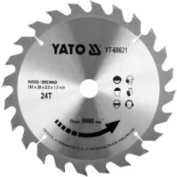 TOYA - Volfrámkarbid fűrészlap fára 185x20mm 24 foggal