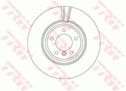 TRW Féktárcsa szellőző Ø348mm DF4775S