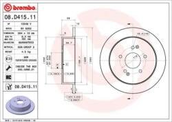 BREMBO féktárcsa 08. D415.11