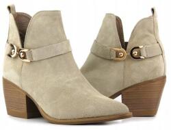 Carinii Női Bakancs Carinii B8875 Cowboy Csizma Velúr Bőr (B8875)