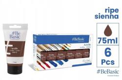  BeBasic Akril festék 75 ml téglavörös, 6 db-os készlet (680469)