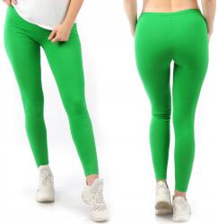 LAEMI Női hosszú leggings Lengyel Lábszármelegítő Pamut Zöld XL 42 (461-XL-ZIELONY)