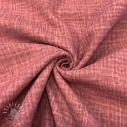  Dupla géz/muszlin STONE WASHED light rose