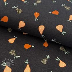  Jersey Glitter pears anthracite melange