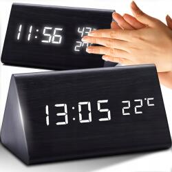 RETOO Ébresztőóra Elektronikus Óra Hőmérő Riasztás Digitális Álló Óra Csendes (E729)