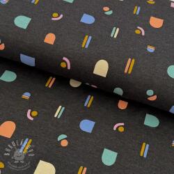  Jersey Abstract anthracite melange