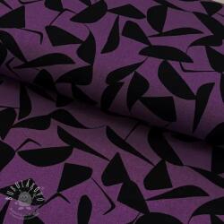  Viszkóz POPLIN STRETCH Abstract purple