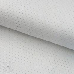  Pamutvászon STRETCH EYELET white