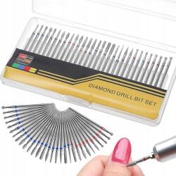  Körömmaró Készlet Gyémánt Kerámia Marógépek 30 db-os (8581704977338)