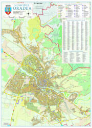  Harta Municipiului Oradea BH (ediție 2012)