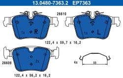 ATE set placute frana, frana disc ATE 13.0480-7363.2 (13.0480-7363.2)