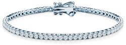 SAVICKI Brățară tennis argint cu moissanite albe 2, 2 mm 18 cm