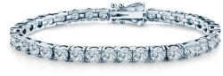 SAVICKI Brățară tennis argint cu moissanite albe 4, 1 mm 18 cm