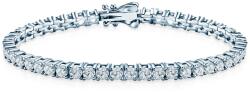 SAVICKI Brățară tennis din argint cu moissanite albe 3, 4 mm 16 cm