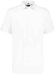 ADAMO cămașă pentru bărbați WARREN Comfort fit oversize Alb 3XL