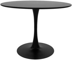 FDY Masa Bucatarie/Dining Brox Rotunda MDF Negru Diametru 120 Cm