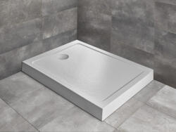 Radaway Cadita dus dreptunghiulara Radaway Doros F Compact Stone 90x70 cm, alb (acril aspect piatra) (SDRFP9070-05-04S)