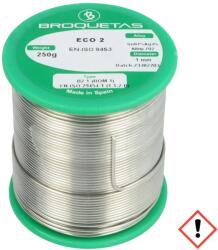 BROQUETAS Sârmă de lipit fără plumb 1mm (ECO2 B2.1 1,0MM 250GR)