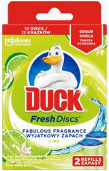 DUCK WC öbíltő korong zselés utántöltő 2 x 36 ml Fresh Discs Duck® Lime (C57114_24062124_241)