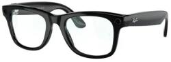 Ray-Ban Meta Wayfarer Gen1 Smart Glasses with AI, 52-20, Clear/Graphite Green lentile, Negru mat (601S1M50)