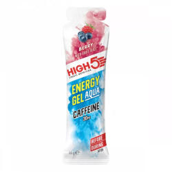 High5 Energy Gel Aqua Caffeine energia zselé Berry (erdei gyümölcs ízesítésű) 66 g (5027492003123)