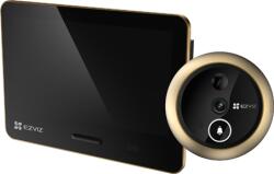 EZVIZ Vizor electronic smart, Wi-Fi, 4K, monitor tactil 5.5', sonerie, audio, acumulator 7100 mAh, Auriu - EZVIZ CS-EP4-Gold (CS-EP4-Gold)