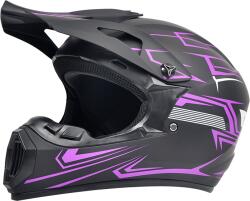 Fixato Casca Moto/Enduro, Interior Confortabil, Ventilatie Multipla, pentru Motociclete, Cross, Enduro, ATV, Dirt Bike, FIXATO, Marime L, Mov (enduro-1-mov-L)