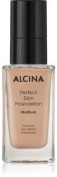 Alcina Perfect Skin Foundation fedő hatású alapozó a tökéletes bőrért árnyalat Medium 35 ml