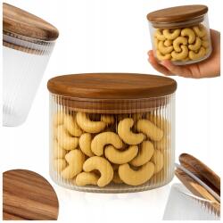 SuperButelki Üveg, SuperButelki, Boroszilikát üveg, 390 ml, 0, 18 kg, Átmérő 9 cm, Mosogatógépben mosható, Átlátszó fehér (PJM0763_POJEMNIK_R_390)