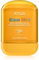 Anua Invisible Glow Finish Sunscreen Stick védő hidratáló stick élénkítő hatással SPF 50 18 g
