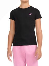 4F Tshirt F3615 Deep Black gyerek póló Gyerek 122 / fekete