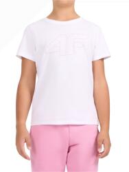 4F Tshirt F3602 White gyerek póló Gyerek 158 / fehér