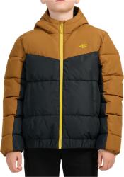 4F Down Jacket M0915 Light Brown gyerek télikabát Gyerek 146 / fekete/barna