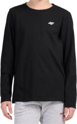 4F Longsleeve F654 Deep Black gyerek póló Gyerek 152 / fekete