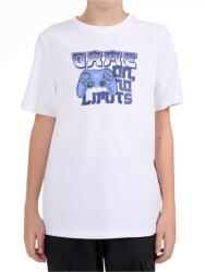 4F Tshirt M3517 White gyerek póló Gyerek 158 / fehér