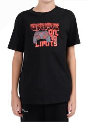 4F Tshirt M3517 Deep Black gyerek póló Gyerek 122 / fekete