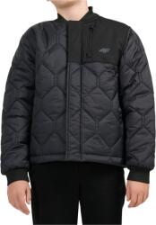 4F Jacket M324 Deep Black gyerek softshell kabát Gyerek 122 / fekete