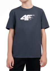 4F Tshirt M3515 Dark Grey gyerek póló Gyerek 152 / szürke