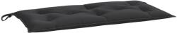 vidaXL fekete oxford szövet kerti padpárna 100 x 50 x 7 cm 1.1 kg (361571)